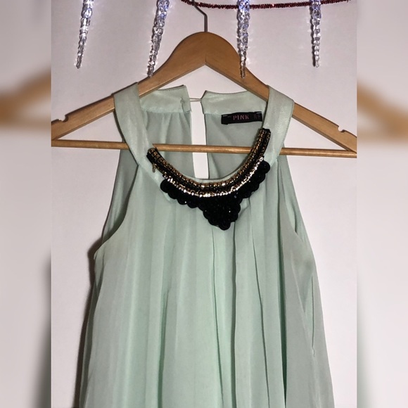 ✨LIGHT GREEN TULLE WOMEN DRESS (L) - Picture 2 of 5